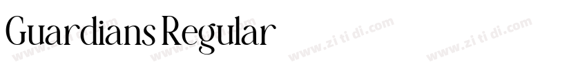 Guardians Regular字体转换